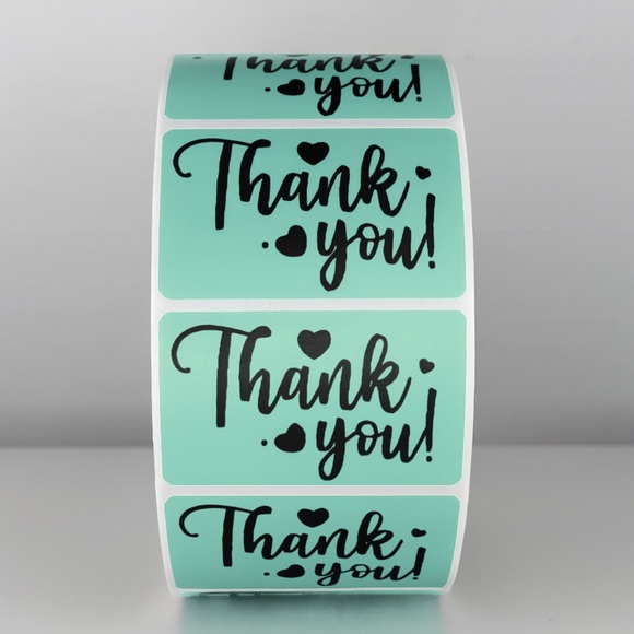 Thank You Stickers Purple Heart | Small Business Packaging Labels Cute - Picture 1 of 11